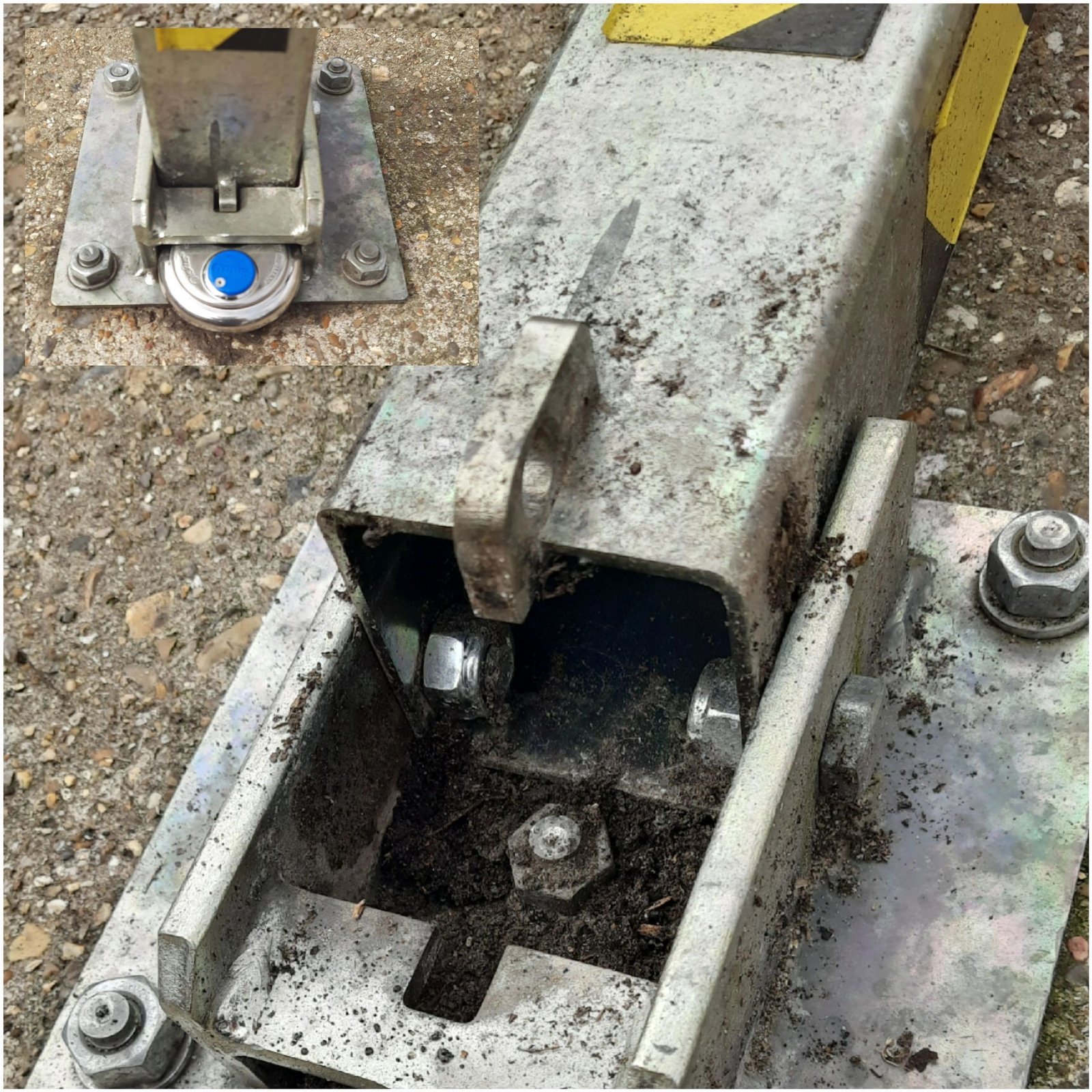 parking bollard lock upgrade in Chesham
