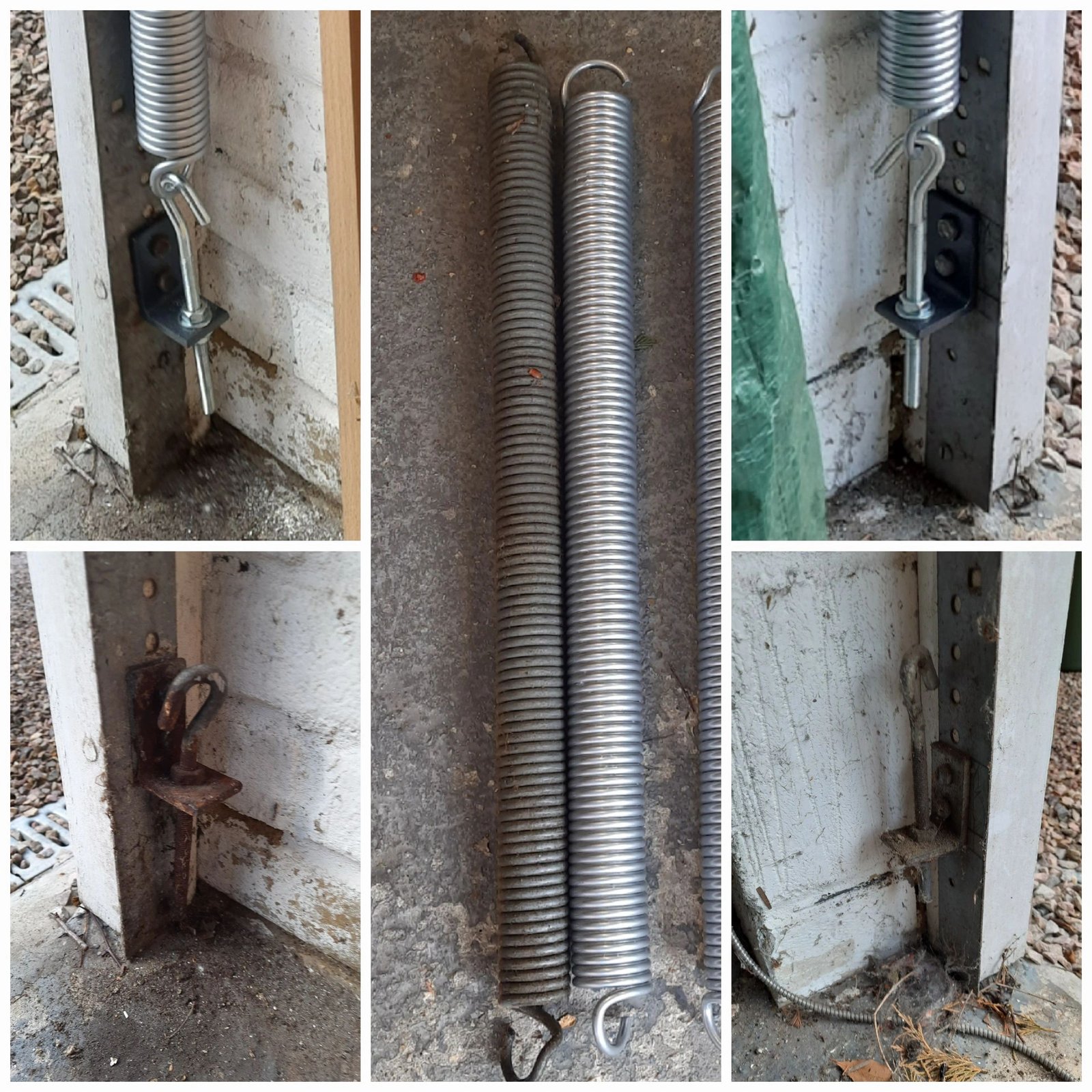 Electric garage door spring repair in Ascot