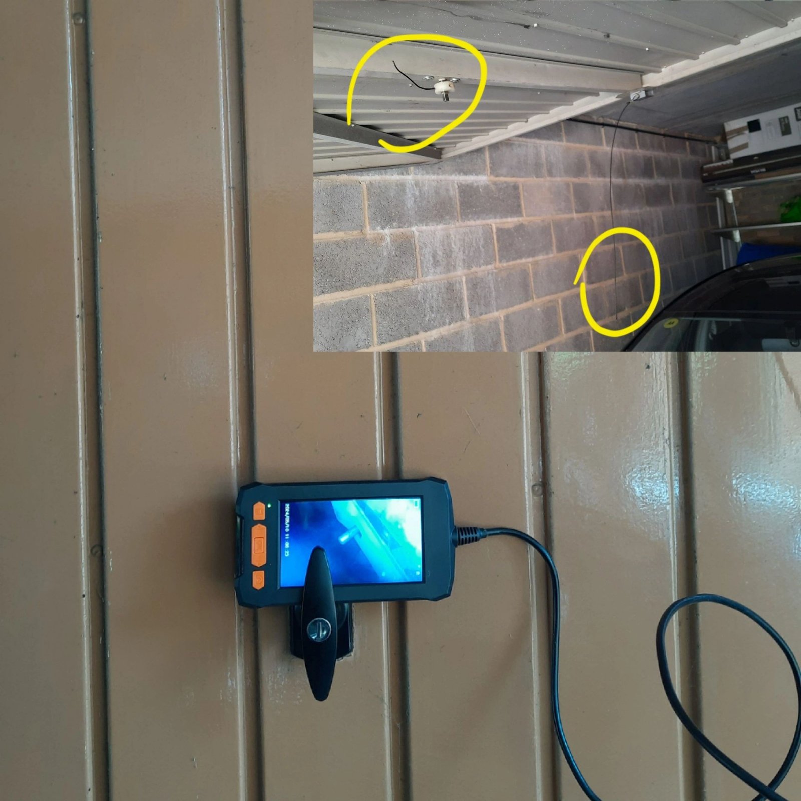 Garage door cable and handle mechanism repaired in Isleworth