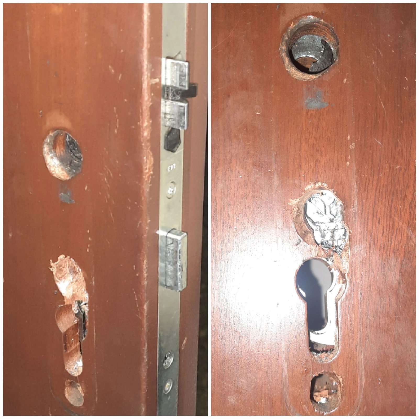 Jammed multipoint door lock and gearbox repair in Staines