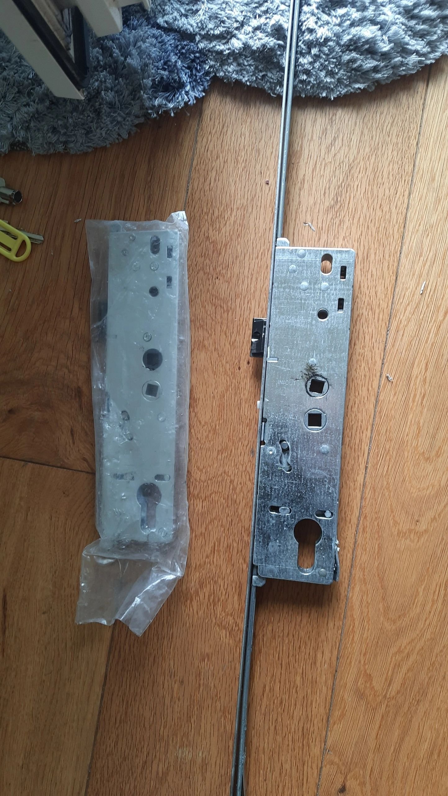 Multipoint gearbox replacement on a front door in Ashford