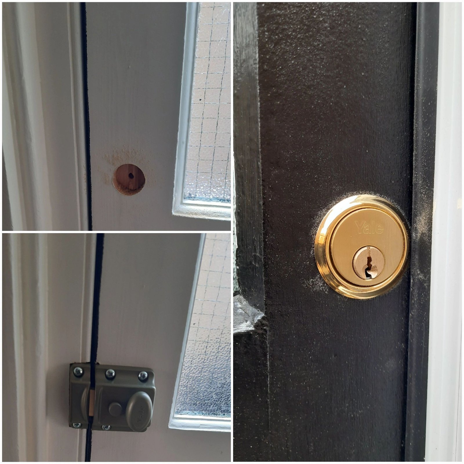 Yale nightlatch installed on a front door in Datchet