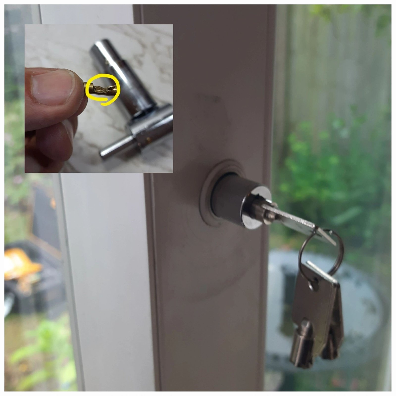 Sliding door bolt lock replacement in Marlow