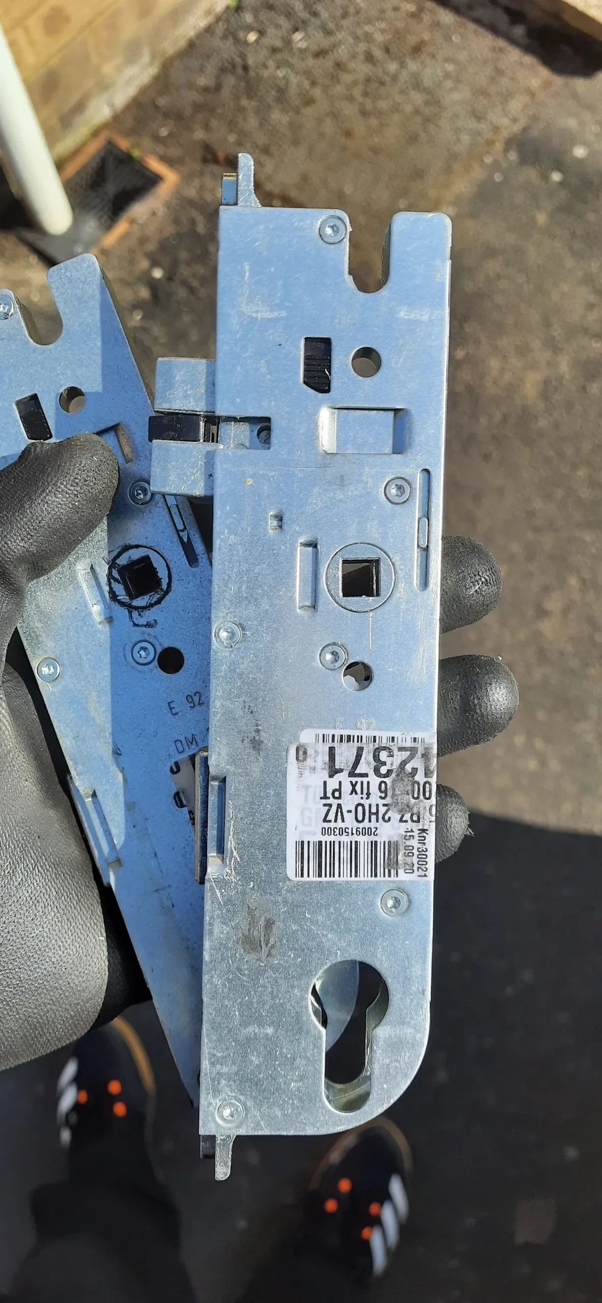 uPVC door multipoint gearbox replacement in Walton-on-Thames