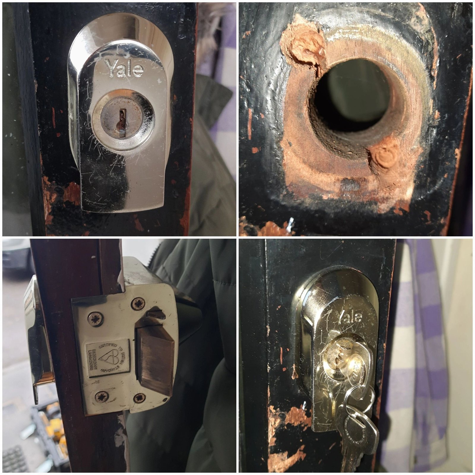 Yale nightlatch barrel replacement in Staines